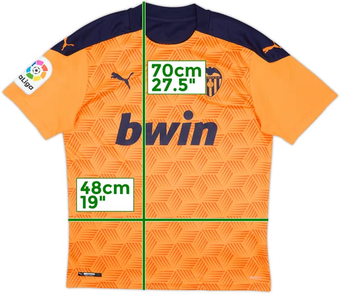 2020-21 Valencia Away Shirt - 8/10 - (M)