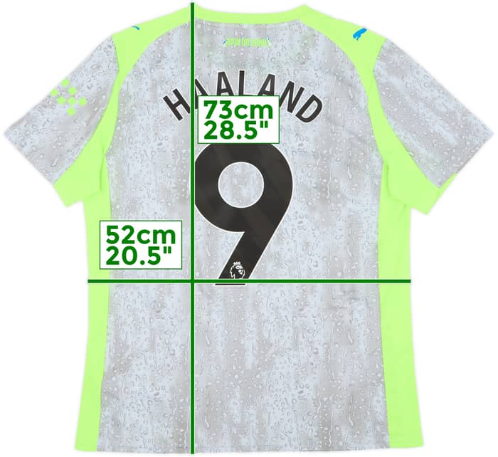 2025-26 Manchester City Third Shirt Haaland #9 - 10/10 - (L)