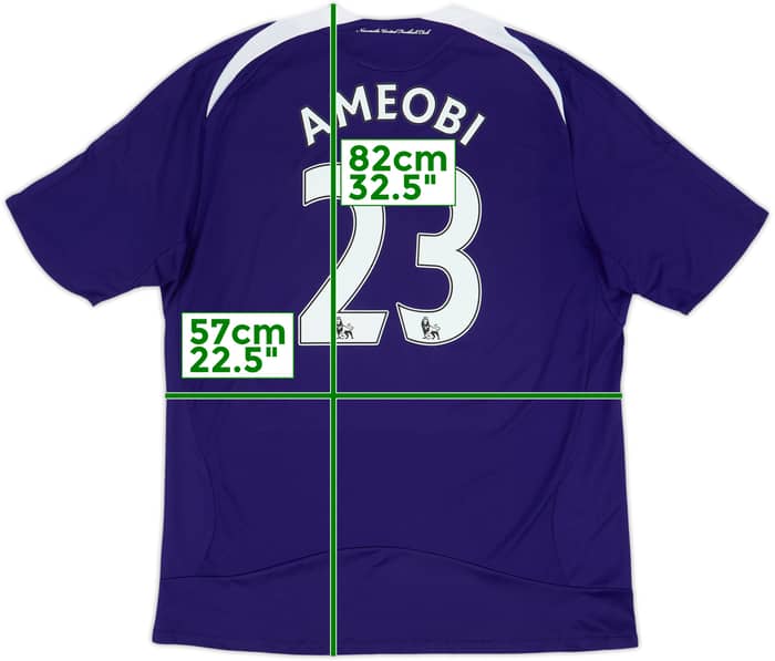 2008-09 Newcastle Away Shirt Ameobi #23 - 6/10 - (XL)