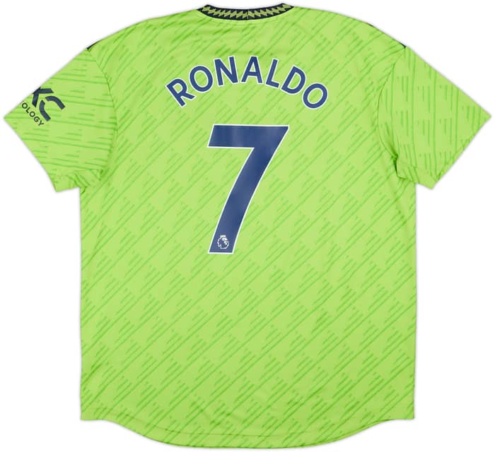2022-23 Manchester United Authentic Third Shirt Ronaldo #7 - 7/10 - (XL)