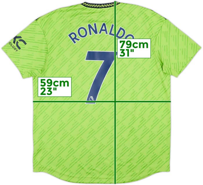 2022-23 Manchester United Authentic Third Shirt Ronaldo #7 - 7/10 - (XL)
