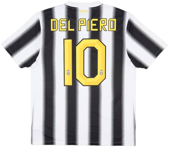 2011-12 Juventus Home Shirt Del Piero #10 - 10/10 - (L)