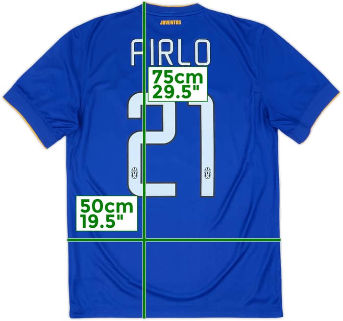 2014-15 Juventus Camiseta Visitante Pirlo #21 - 9/10 - (M)