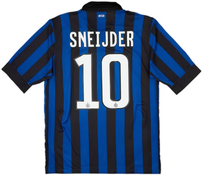 2011-12 Inter Milan Home Shirt Sneijder #10 - 6/10 - (M)