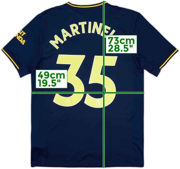 2019-20 Arsenal Third Shirt Martinelli #35 - 6/10 - (M)