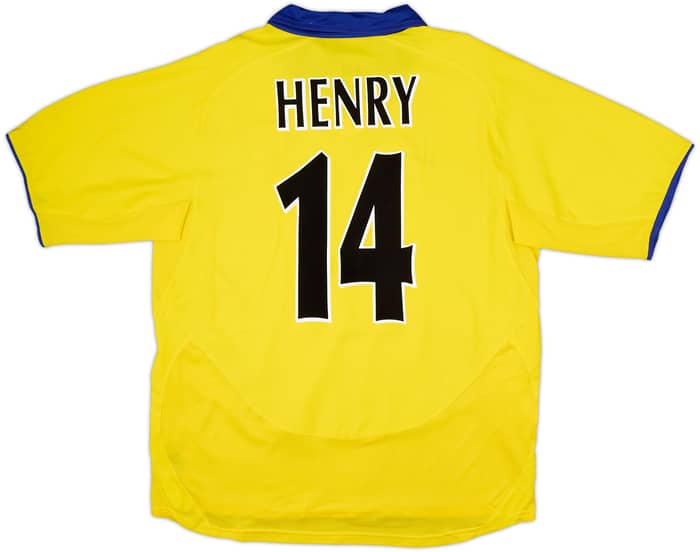 2003-05 Arsenal Away Shirt Henry #14 - 8/10 - (L)