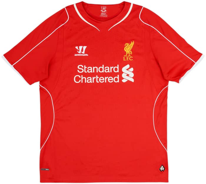 2014-15 Liverpool Home Shirt Gerrard #8 - 5/10 - (L)