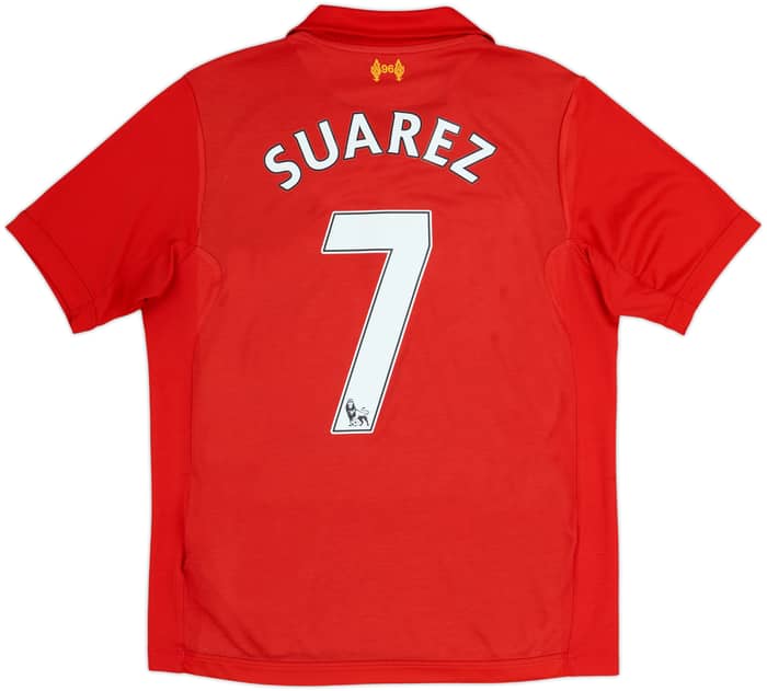 2012-13 Liverpool Home Shirt Suarez #7 - 5/10 - (S)