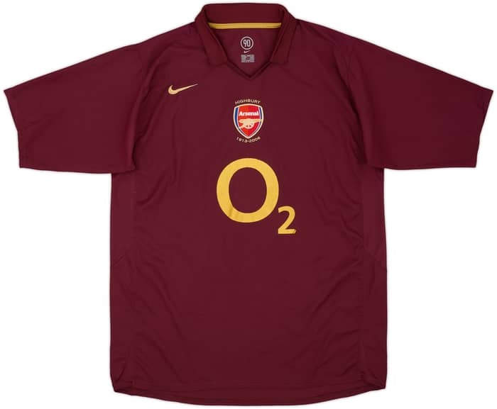 2005-06 Arsenal Home Shirt Henry #14 - 6/10 - (XL)