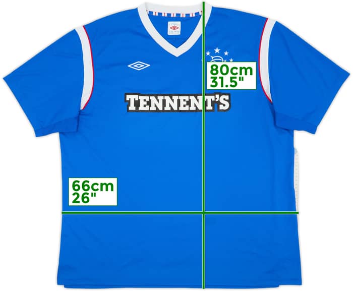 2011-12 Rangers Home Shirt - 6/10 - (3XL)