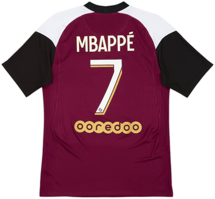 2020-21 Paris Saint-Germain Third Shirt Mbappe #7 - 5/10 - (S)