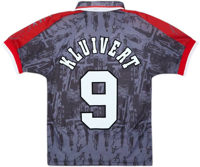 1996-97 Ajax Away Shirt Kluivert #9 - 8/10 - (L.Boys)