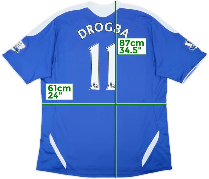 2011-12 Chelsea Home Shirt Drogba #11 - 6/10 - (XL)