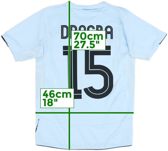 2005-06 Chelsea Away Shirt Drogba #15 - 8/10 - (S)