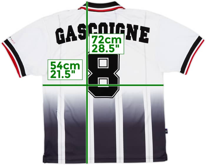 1997-99 Rangers Away Shirt Gascoigne #8 - 8/10 - (M)