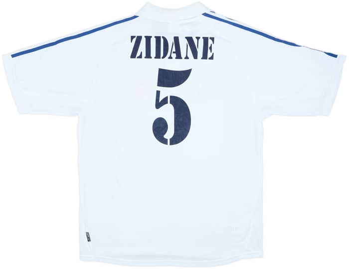 Camiseta de local del Real Madrid 2001 Zidane #5 (XL)