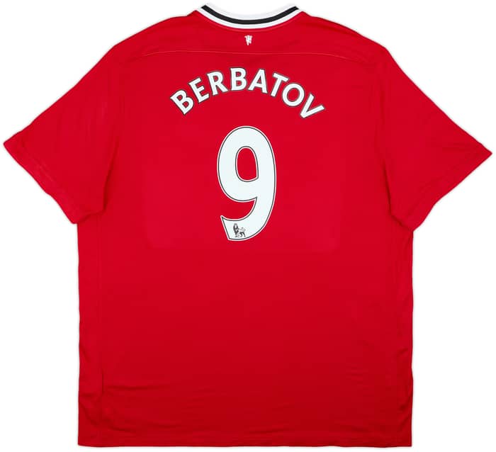 2011-12 Manchester United Home Shirt Berbatov #9 - 7/10 - (3XL)
