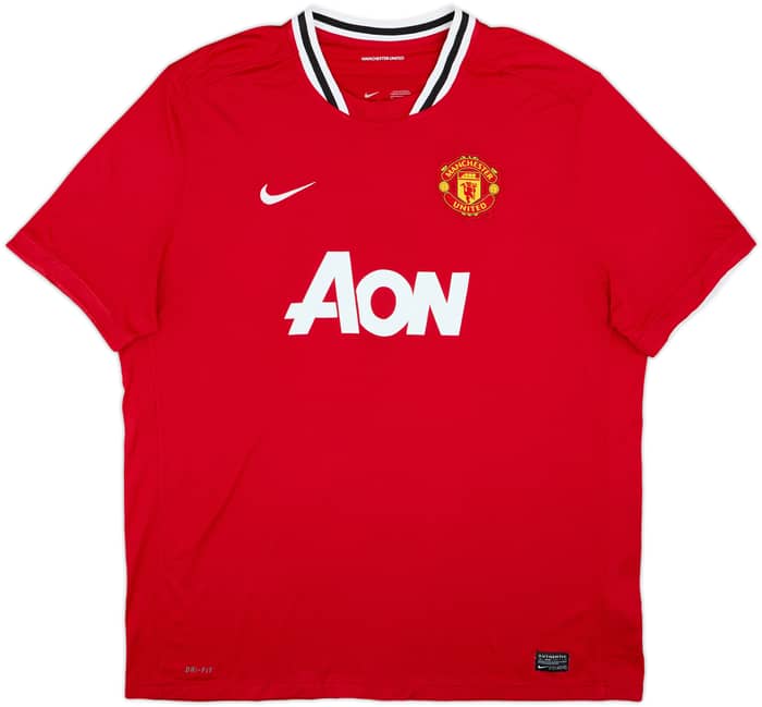 2011-12 Manchester United Home Shirt Berbatov #9 - 7/10 - (3XL)