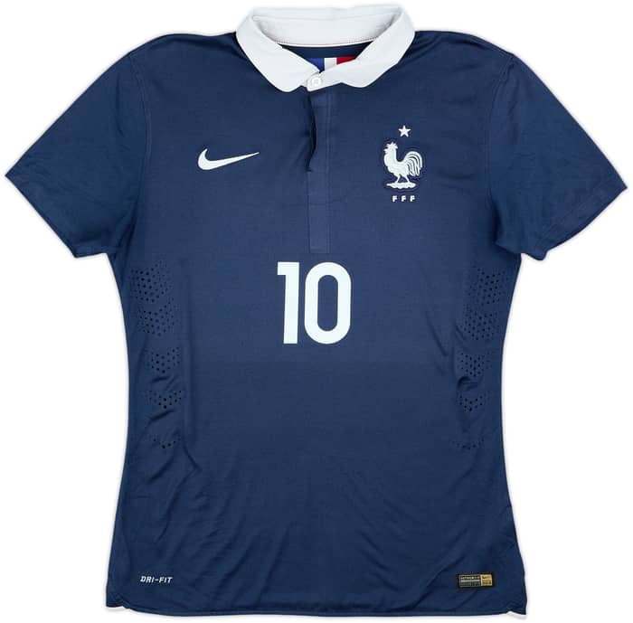 2014-15 France Authentic Home Shirt Benzema #10 - 8/10 - (M)