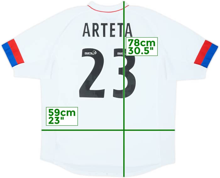 Camiseta de la tercera equipación del Rangers 2003-04 Arteta #23 - 8/10 - (L)