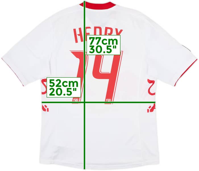 2012-13 New York Red Bulls Home Shirt Henry #14 - 8/10 - (L)