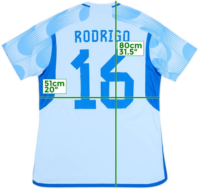 2022-23 Spain Away Shirt Rodrigo #16 (L)