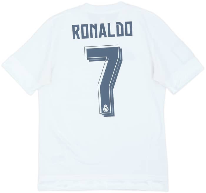 2015-16 Real Madrid Home Shirt Ronaldo #7 - 7/10 - (S)