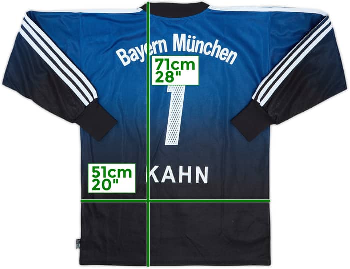 2002-03 Bayern Munich GK Shirt Kahn #1 - 6/10 - (S)