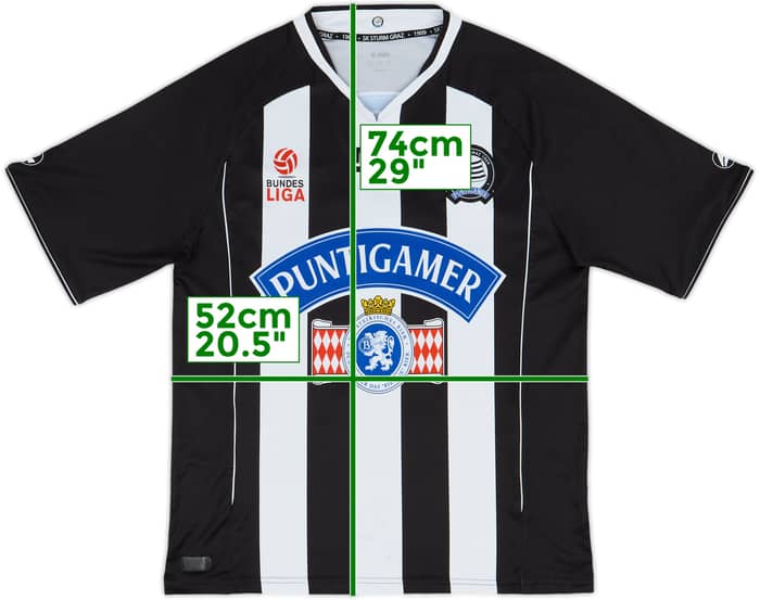 2012-13 Sturm Graz Home Shirt - 4/10 - (L)