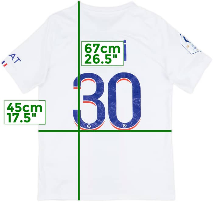 2022-23 Paris Saint-Germain Third Shirt Messi #30 - 8/10 - (XL.Boys)