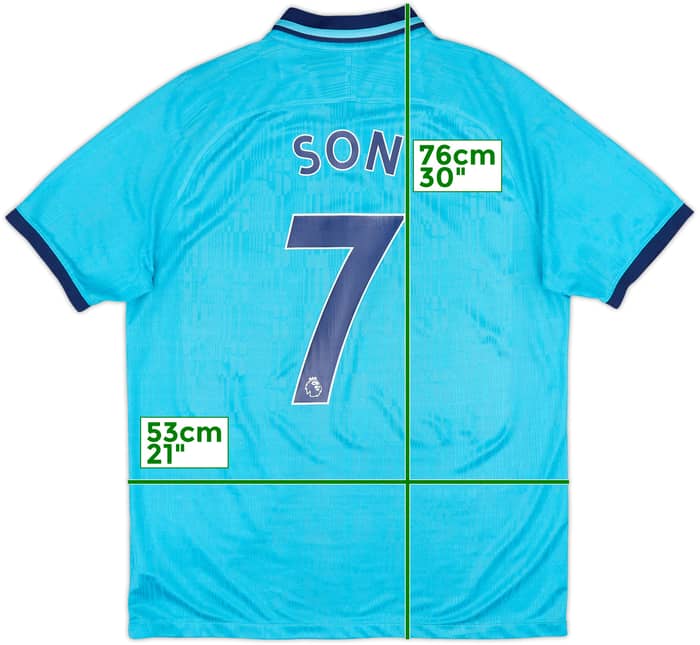 2019-20 Tottenham Third Shirt Son #7 - 8/10 - (L)