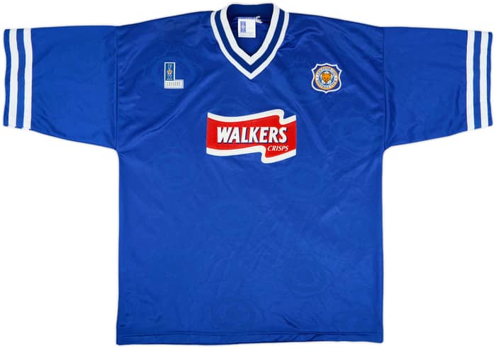 1996-98 Leicester Home Shirt Izzet #6 - 9/10 - (XL)