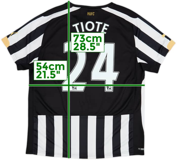 2014-15 Newcastle Home Shirt Tiote #24 - 7/10 - (M)