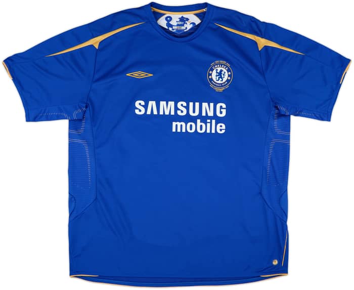 2005-06 Chelsea Centenary Home Shirt Drogba #15 - 8/10 - (3XL)