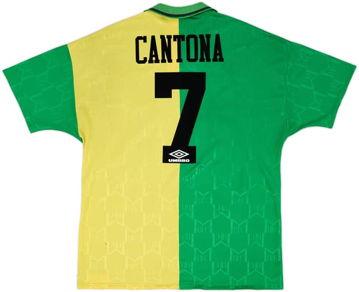 1992-94 Manchester United Third Shirt Cantona #7 - 6/10 - (XL)