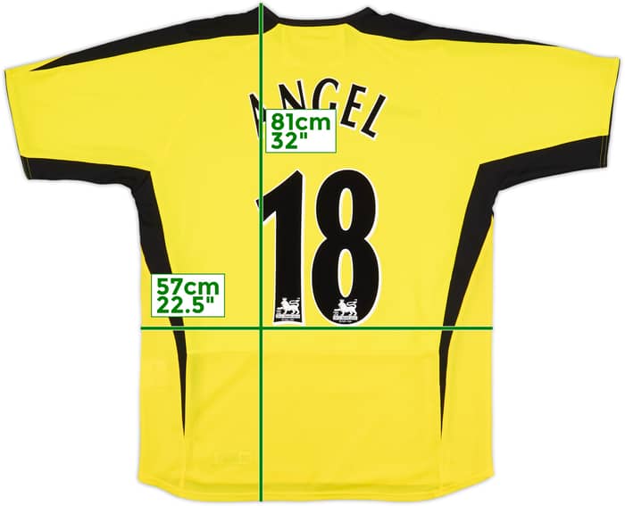 2003-04 Aston Villa Away Shirt Angel #18 - 8/10 - (M)