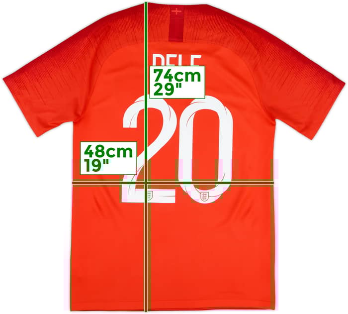 2018-19 England Away Shirt Dele #20 - 9/10 - (S)