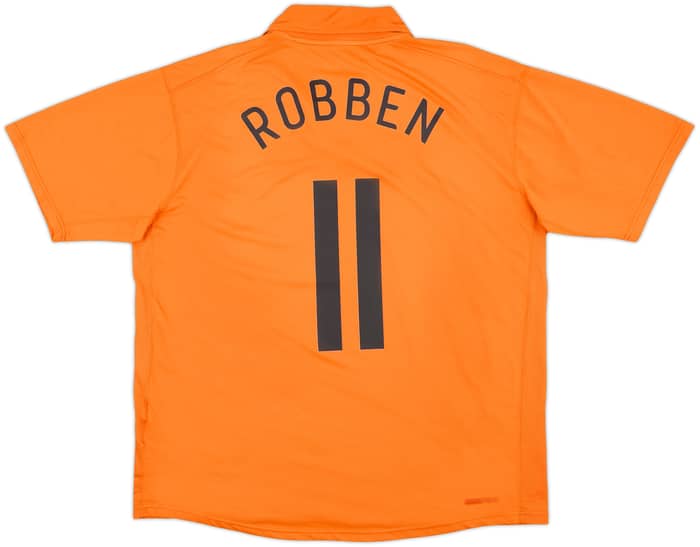 2006-08 Netherlands Home Shirt Robben #11 - 7/10 - (L)