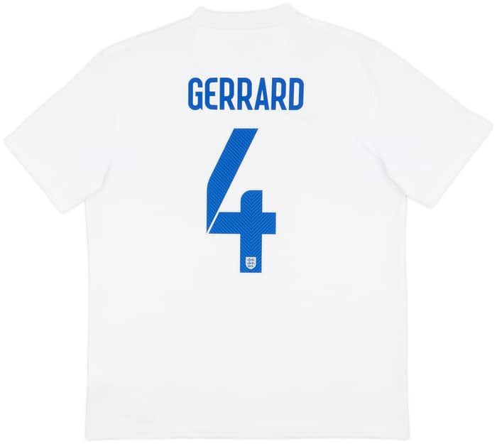 2014-15 England Home Shirt Gerrard #4 - 7/10 - (L)