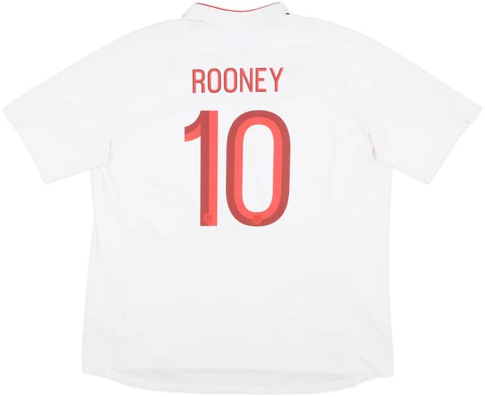 2012-13 England Home Shirt Rooney #10 - 8/10 - (3XL)
