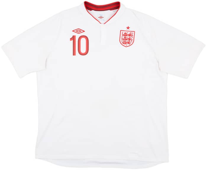 2012-13 England Home Shirt Rooney #10 - 8/10 - (3XL)