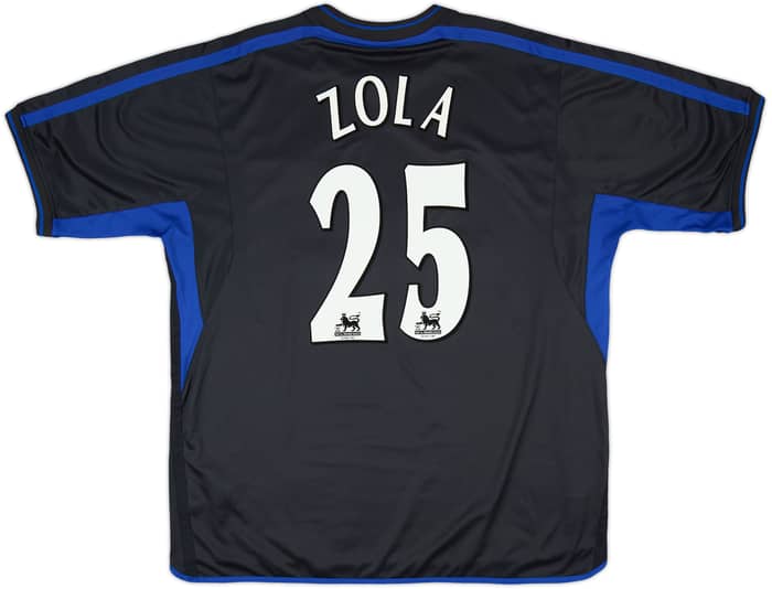 2002-04 Chelsea Away Shirt Zola #25 - 10/10 - (XXL)