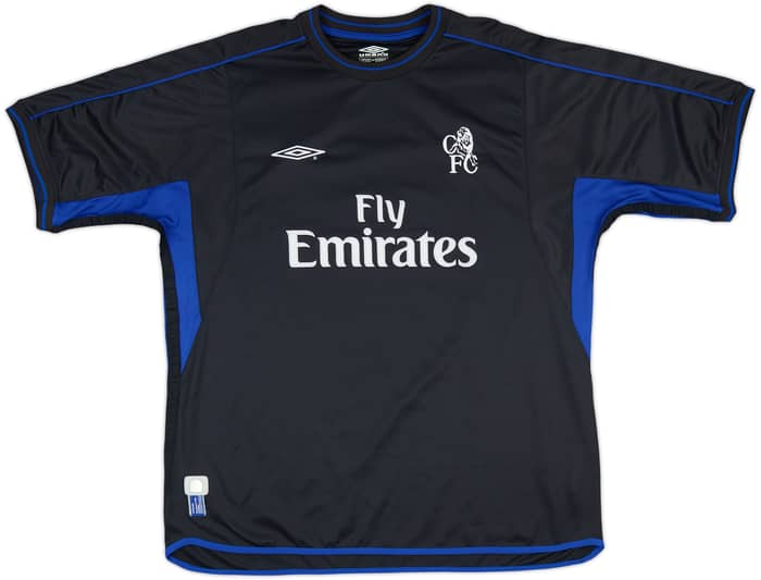 2002-04 Chelsea Away Shirt Zola #25 - 10/10 - (XXL)