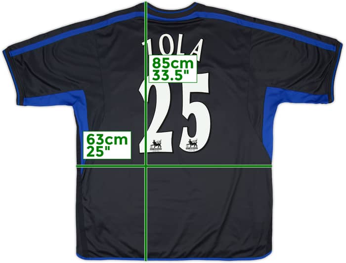 2002-04 Chelsea Away Shirt Zola #25 - 10/10 - (XXL)