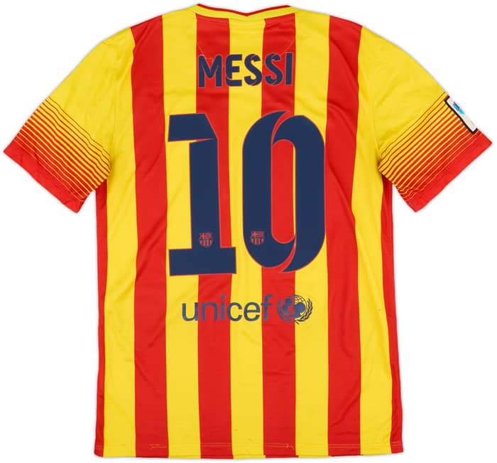 2013-15 Barcelona Away Shirt Messi #10 - 5/10 - (S)
