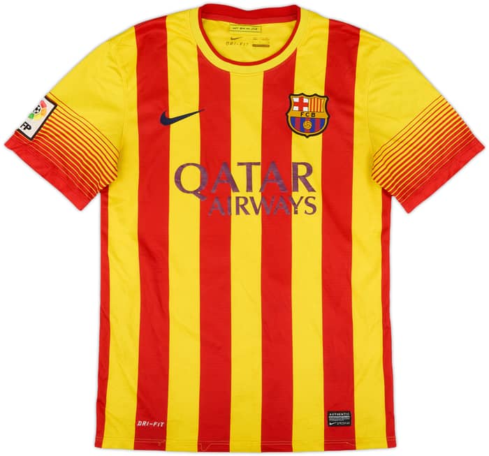 2013-15 Barcelona Away Shirt Messi #10 - 5/10 - (S)