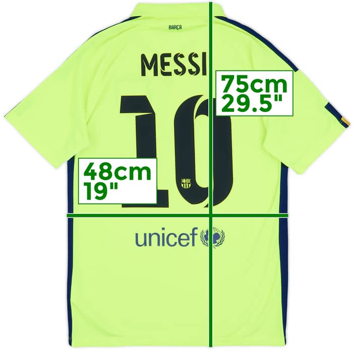 2014-15 Barcelona Third Shirt Messi #10 - 9/10 - (M)