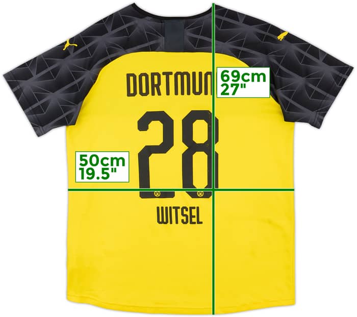 2019-20 Borussia Dortmund CL Shirt Witsel #28 - 7/10 - (XL.Boys)