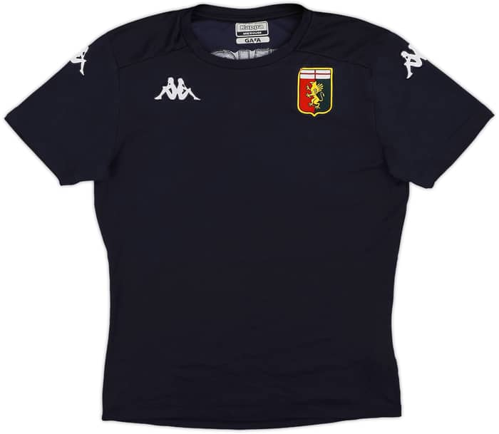 2020-21 Genoa Kappa Cotton Tee - 9/10 - (M)