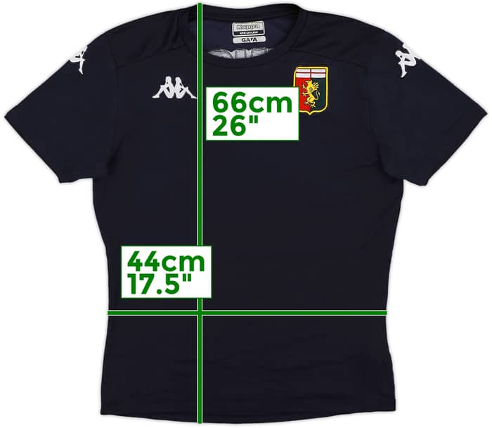 2020-21 Genoa Kappa Cotton Tee - 9/10 - (M)